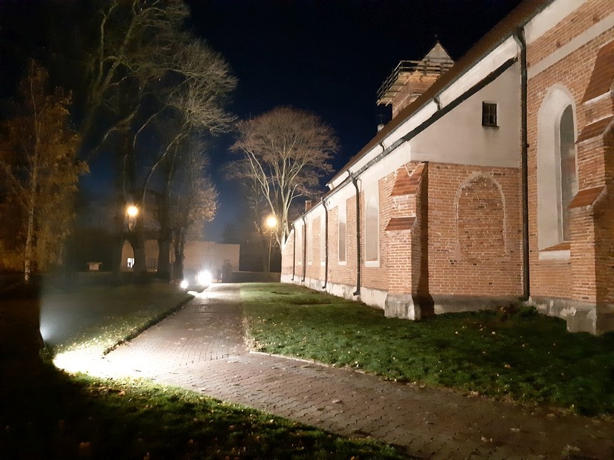 Oświetlenie kościoła w Winnicy