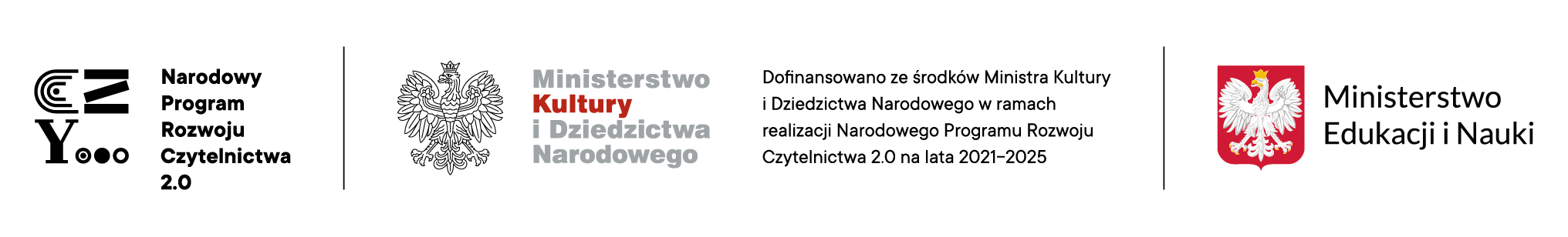 Logotyp narodowego programu rozwoju czytelnictwa