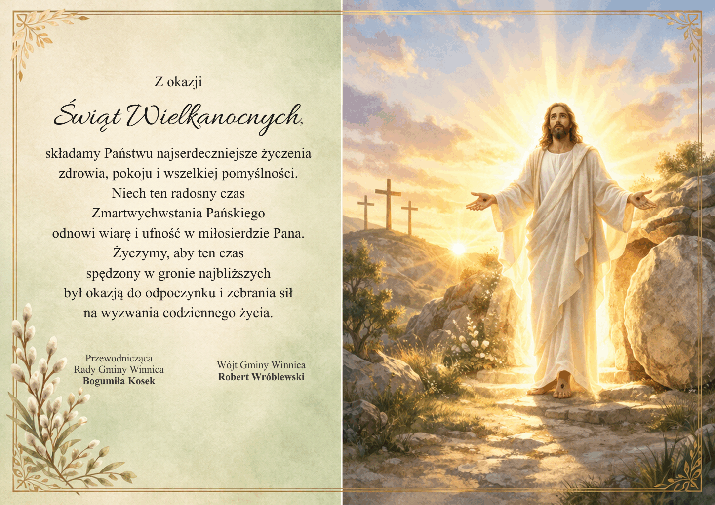Życzenia Wielkanocne